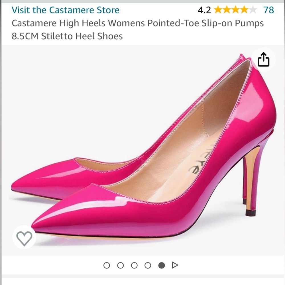 Hot pink pumps size 8.5